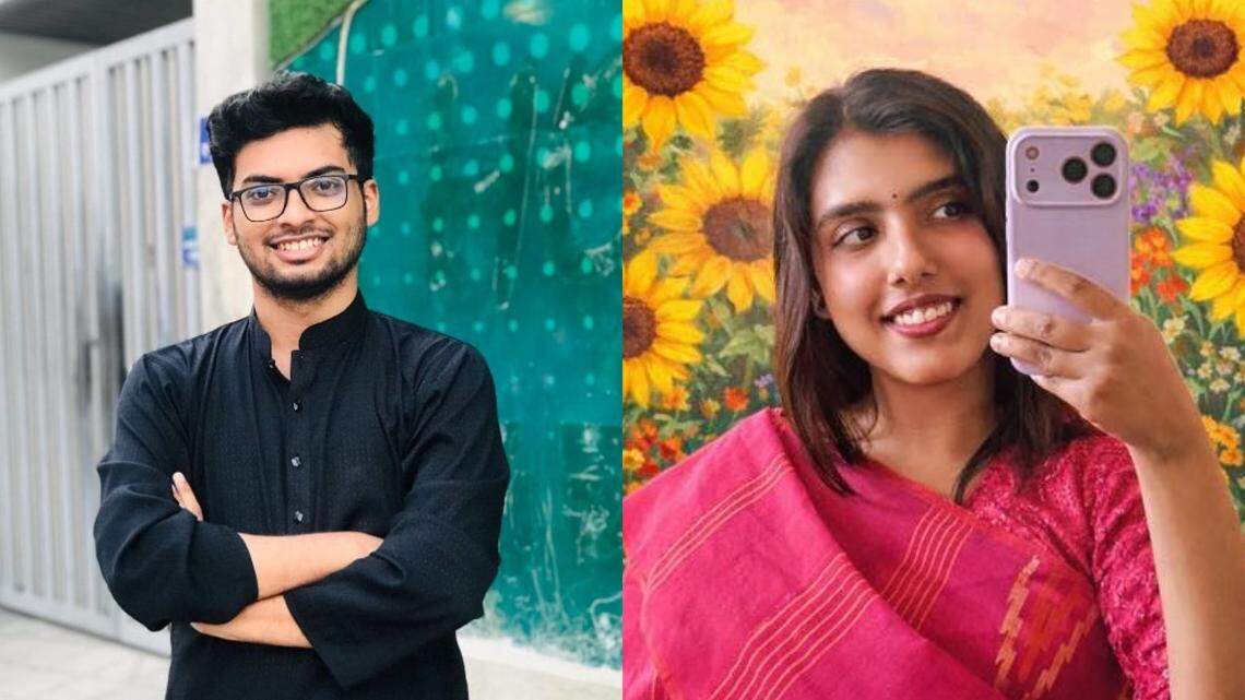 USF doctoral students Zamil Limon and Nahida Bristy were reported missing on the same day. USF doctoral students Zamil Limon and Nahida Bristy were reported missing on the same day.